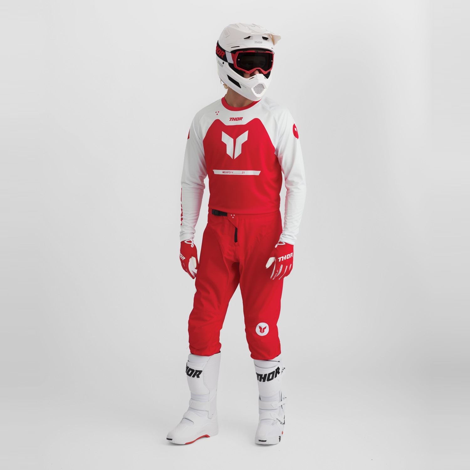 Thor 2026 Ridemode Menace Red MX Combo Kit